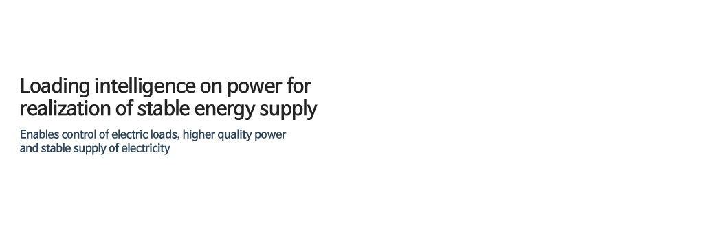 Loading intelligence on power for realization of stable energy supply